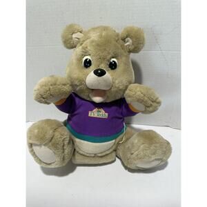 VINTAGE 1993 T.V. TV TEDDY INTERACTIVE PLUSH BEAR ONLY RUXPIN toy shoot the moon